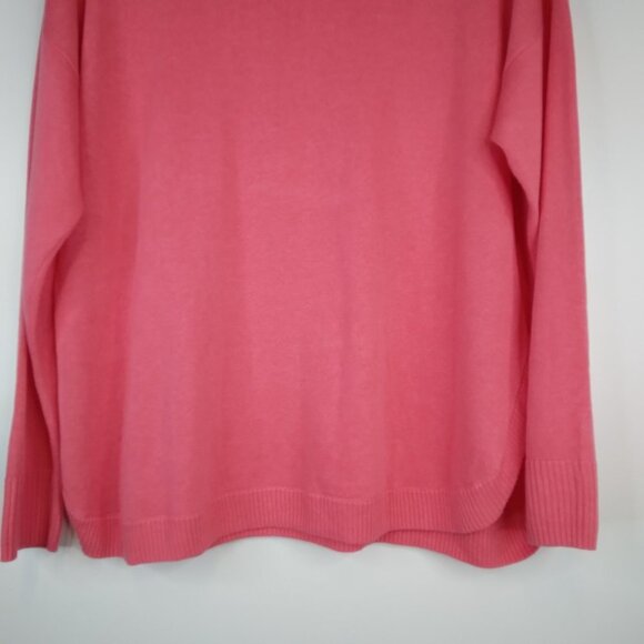 J. Crew Oversized Lightweight Pink Sweater Size M - Picture 9 of 10